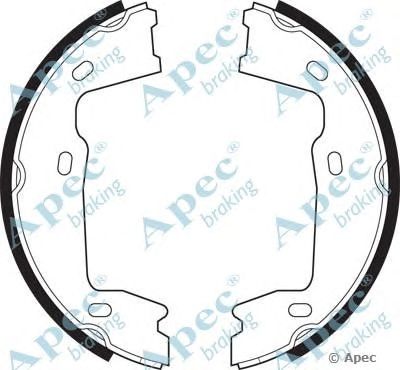 APEC BRAKING shu467 -  Комплект тормозных колодок